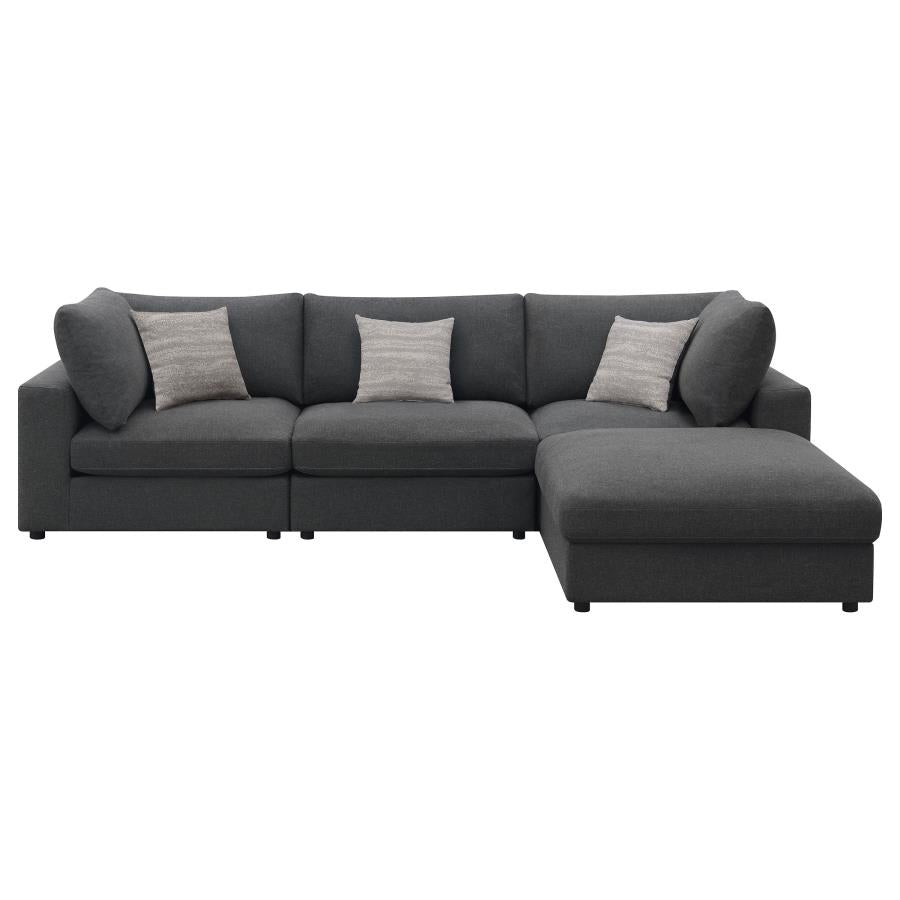 Serene 4pc Upholstered Sectional