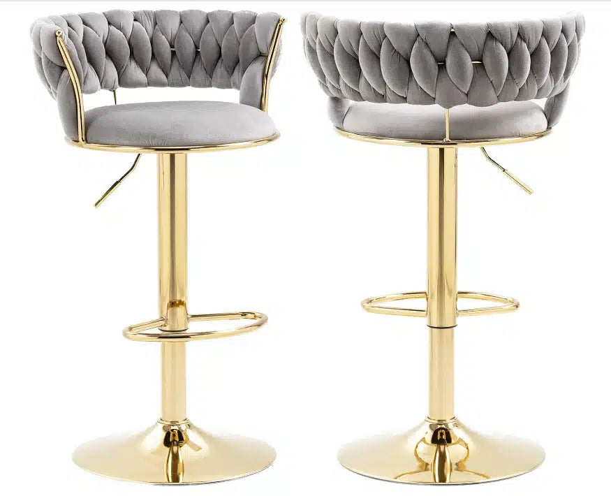 4060 Velvet Bar Stools