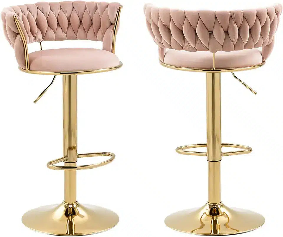 4060 Velvet Bar Stools