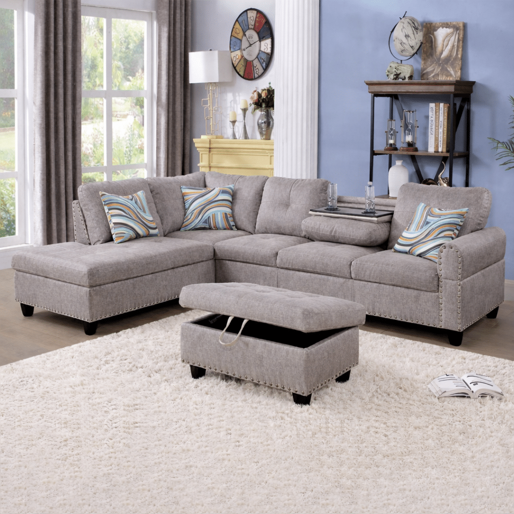 Brown Sectional