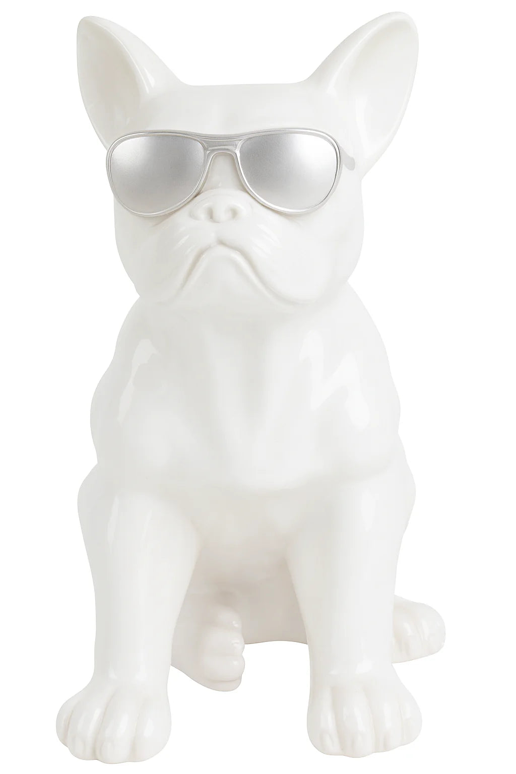 Sitting Bulldog w/ Sunglasses
