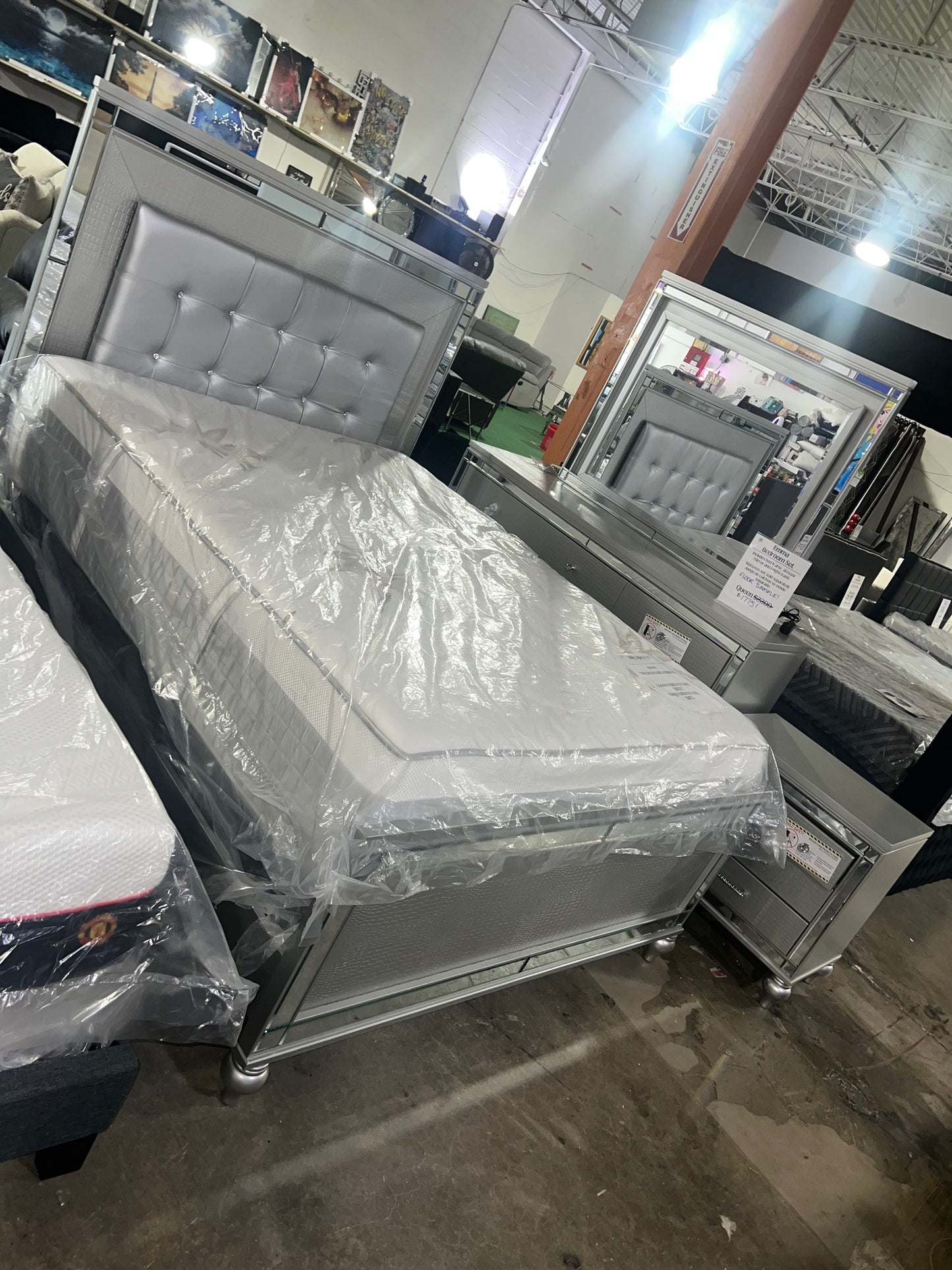 Silver Queen Bedroom Set