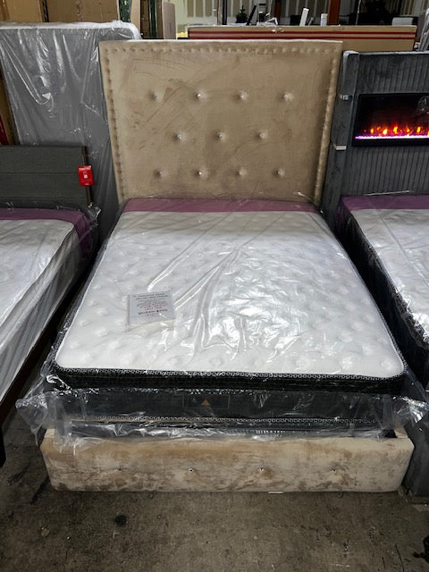 Queen Velvet Bed Frame