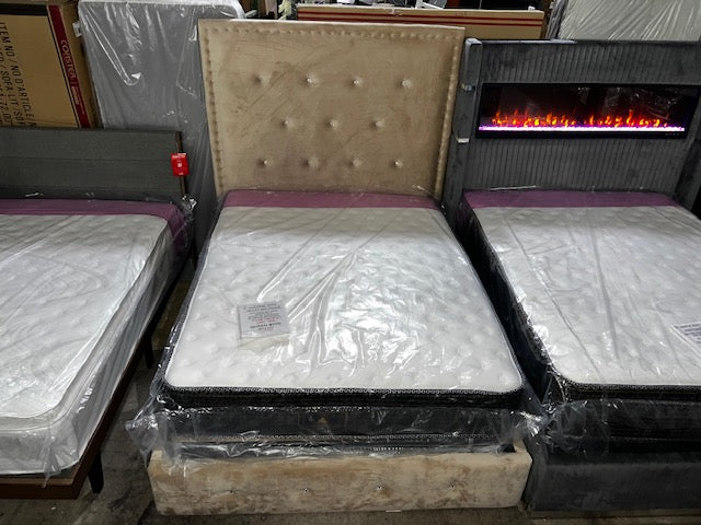Queen Velvet Bed Frame