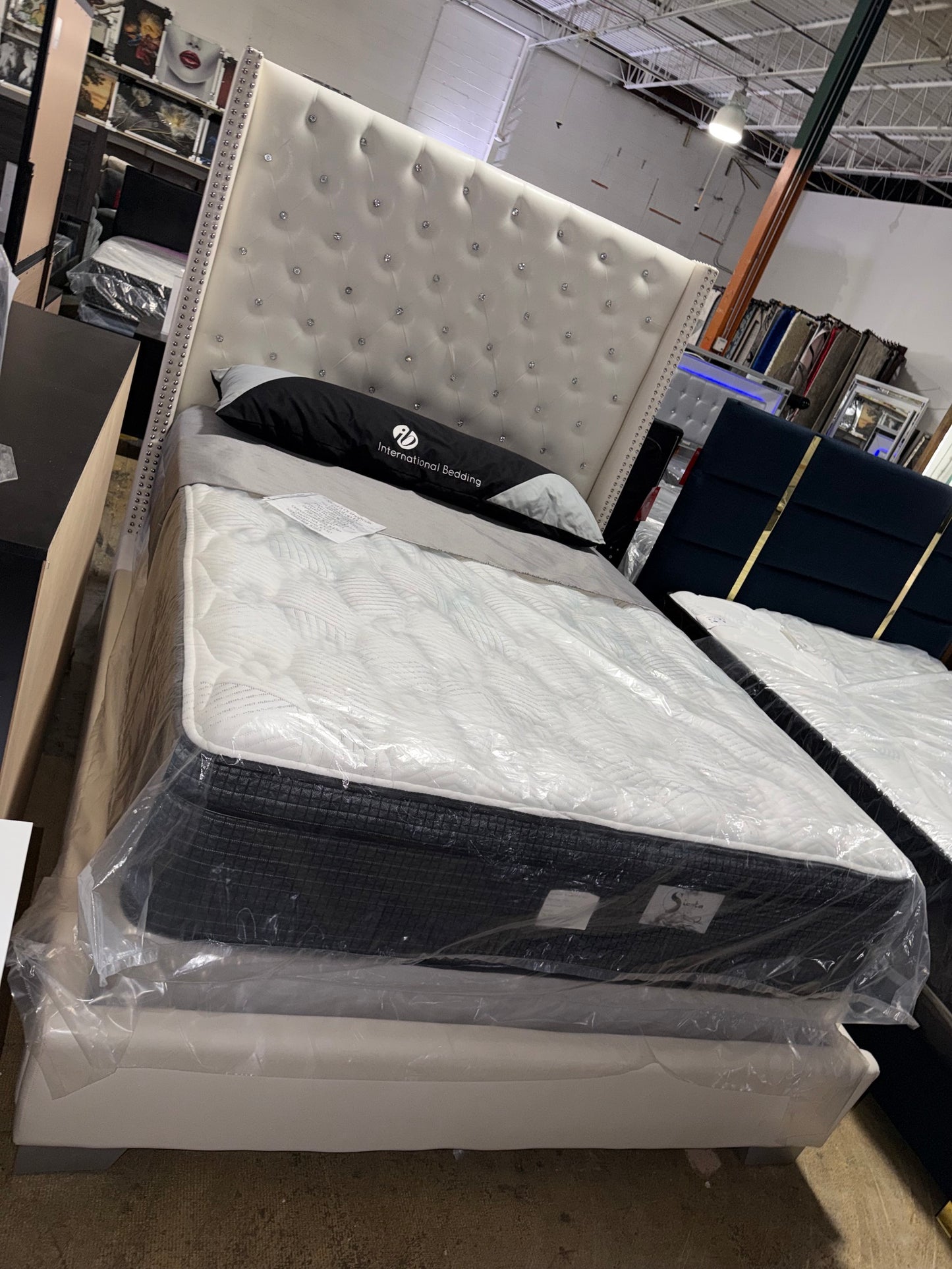Queen White Bed Frame
