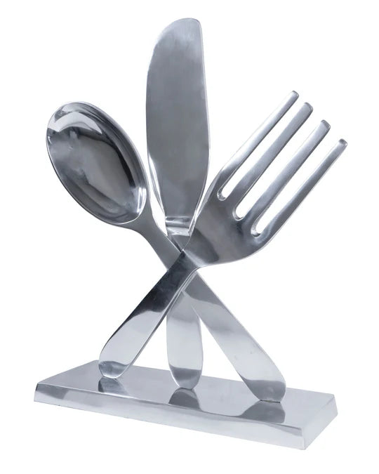 Aluminum Utensil Tabletop Decor