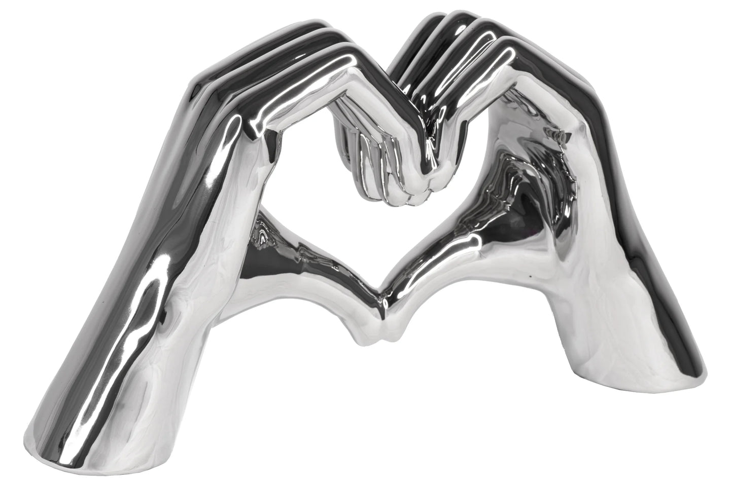 Heart Shaped Hands Sculpture