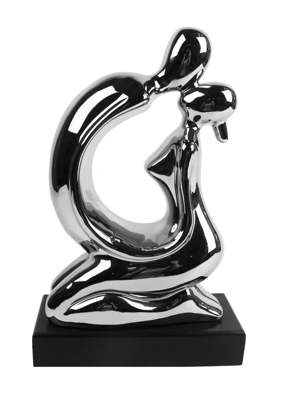 Silver Couple Sculpture