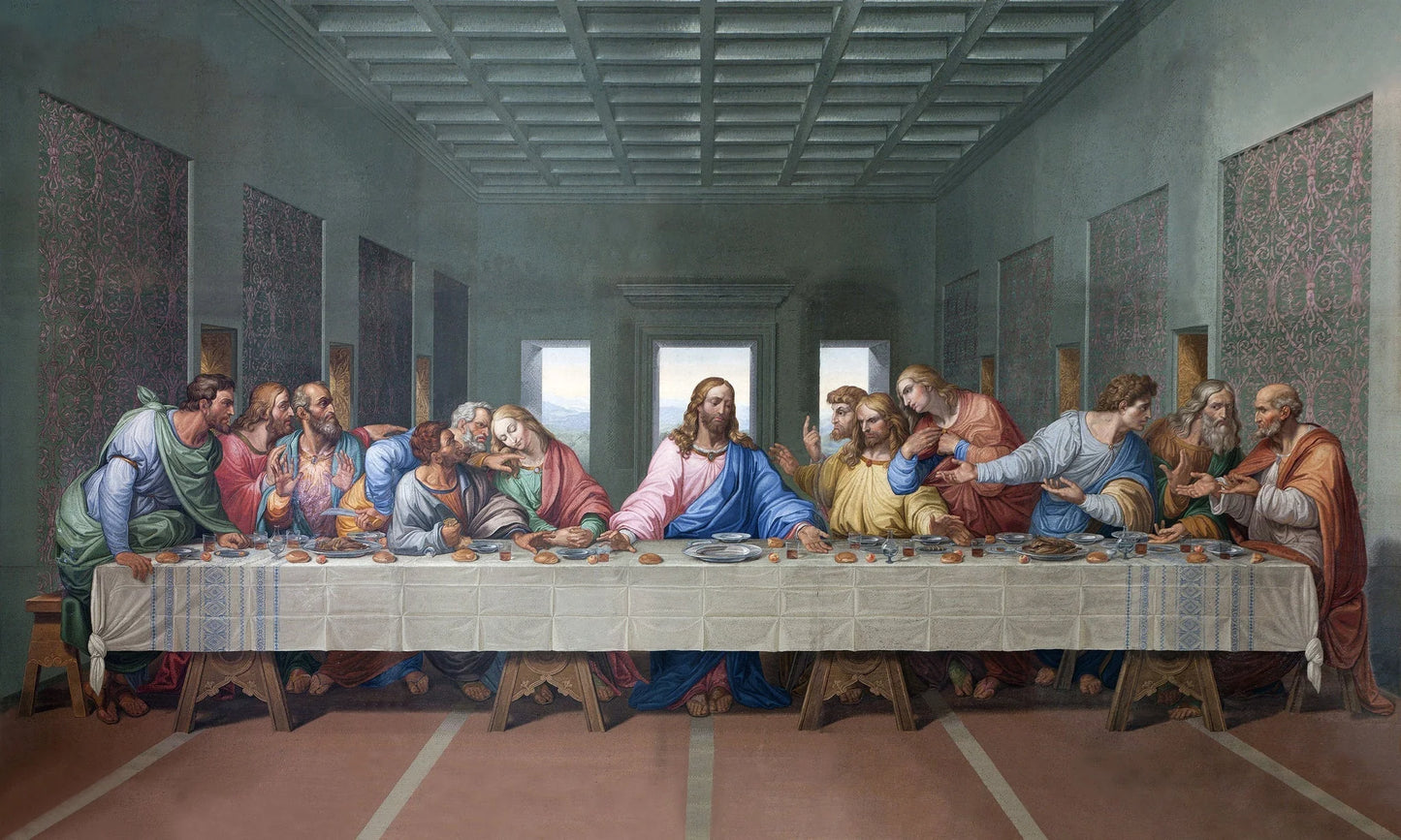 Last Supper Glass Wall Art