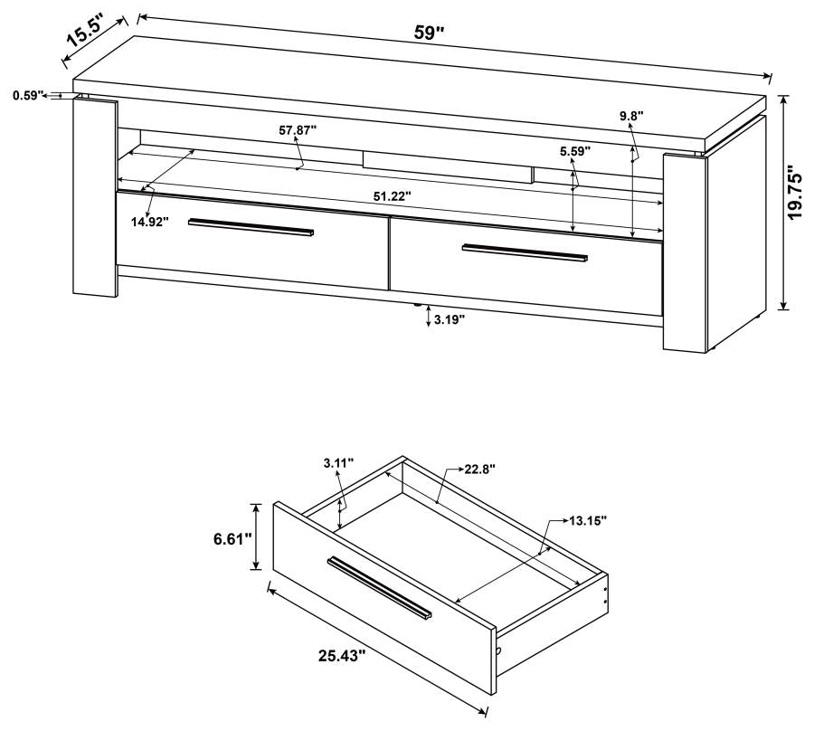Elkton TV Console