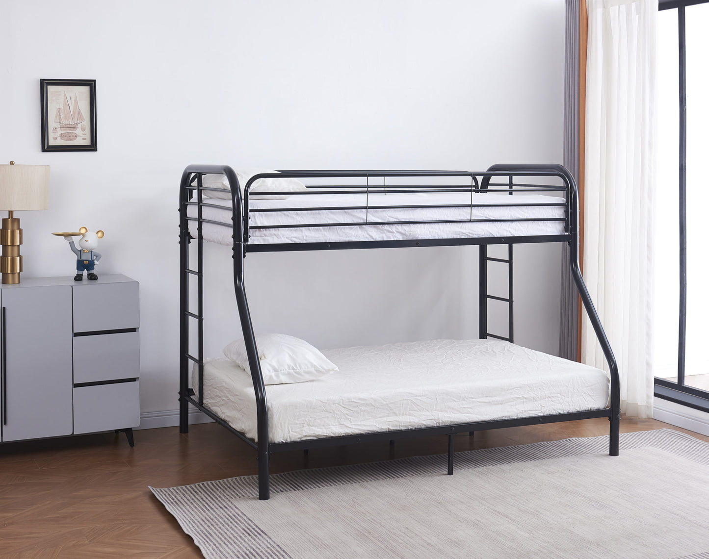 Twin/Full Metal Bunkbed (SS2169)