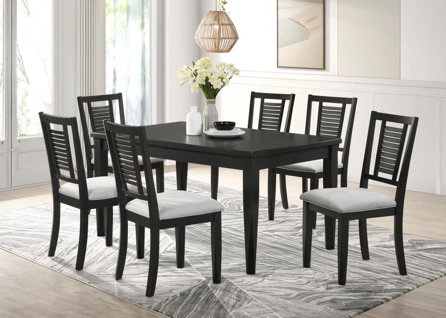 Appleton Rectangular Wood Dining Table Set