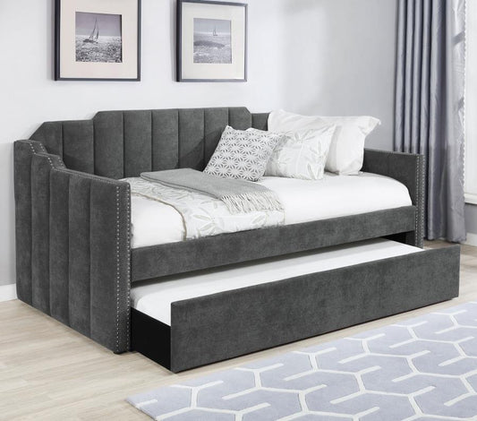 Kingston Upholstered Twin Daybed with Trundle