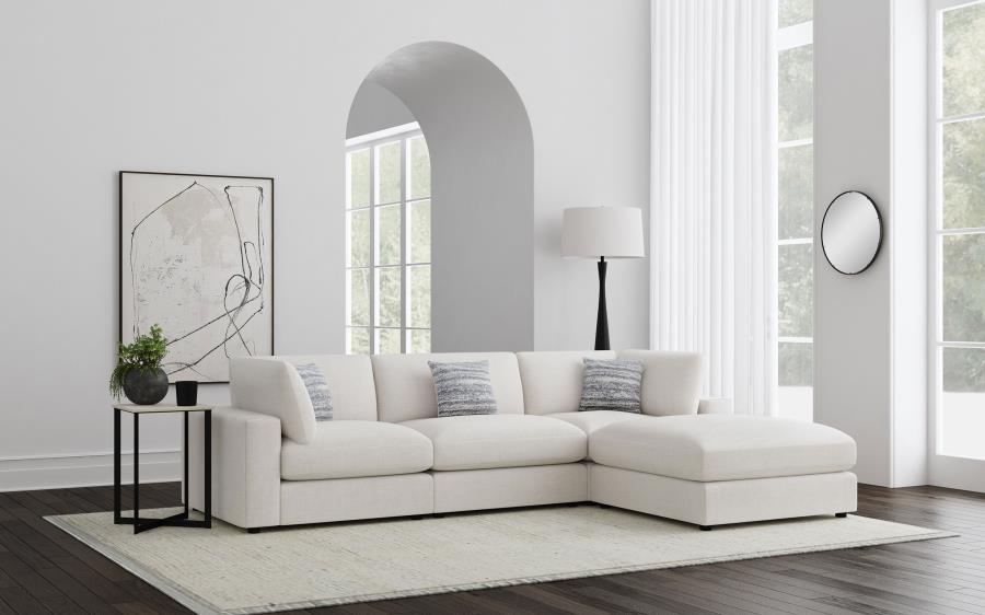 Serene 4pc Upholstered Sectional