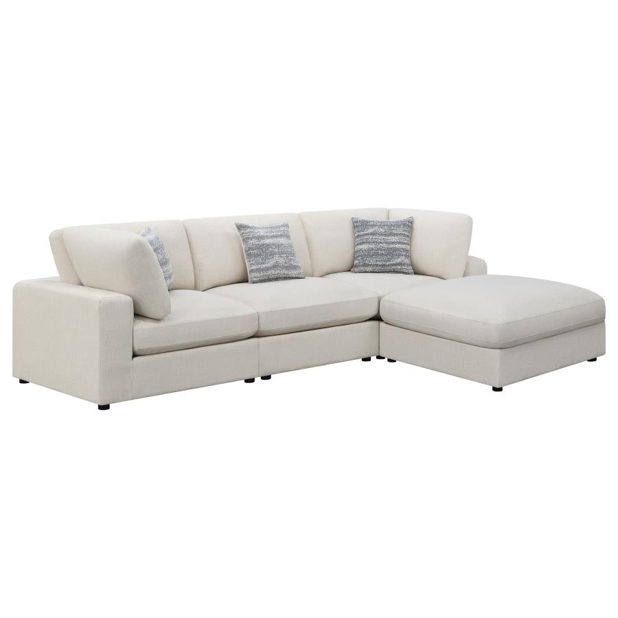 Serene 4pc Upholstered Sectional