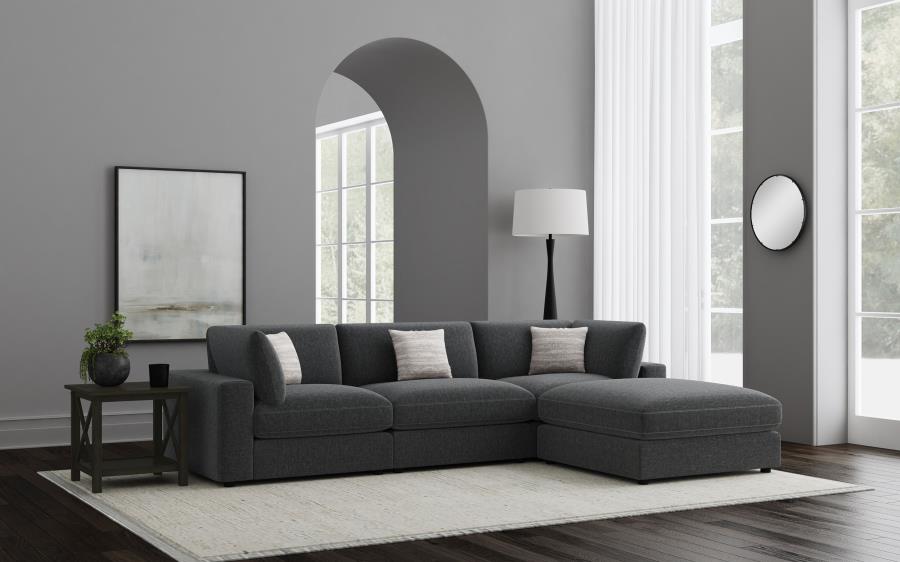 Serene 4pc Upholstered Sectional