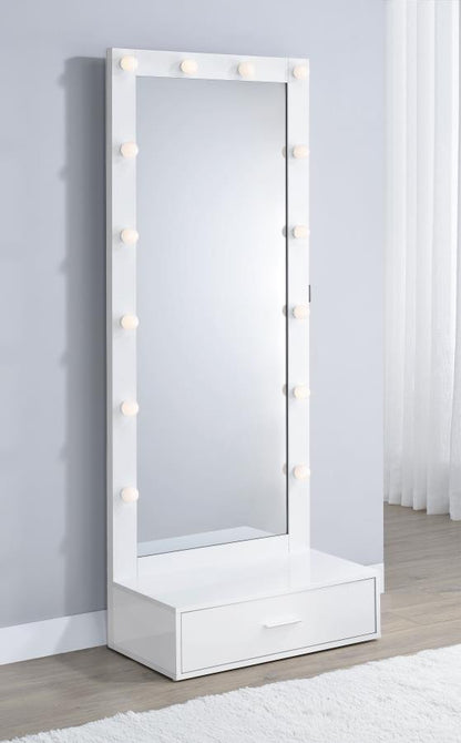 Spector 1-drawer Full-Length Floor Mirror