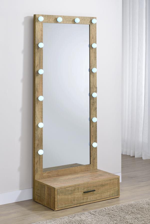 Spector 1-drawer Full-Length Floor Mirror