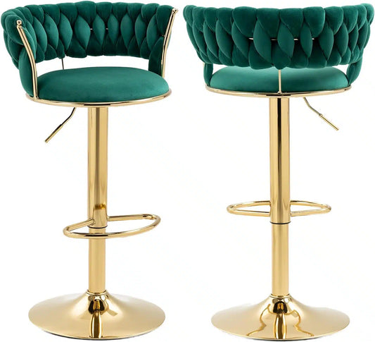 4060 Velvet Bar Stools