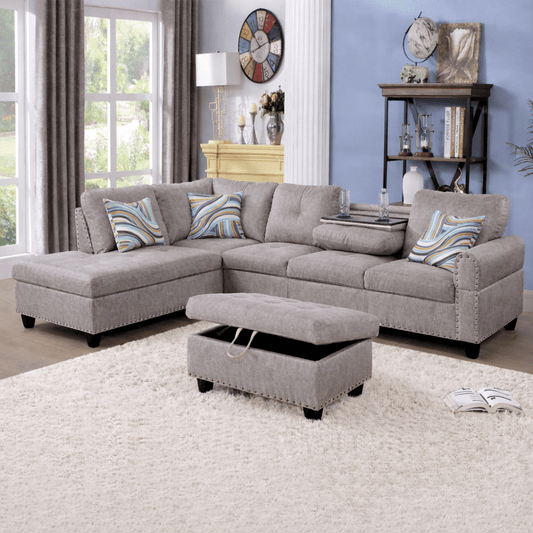 Brown Sectional
