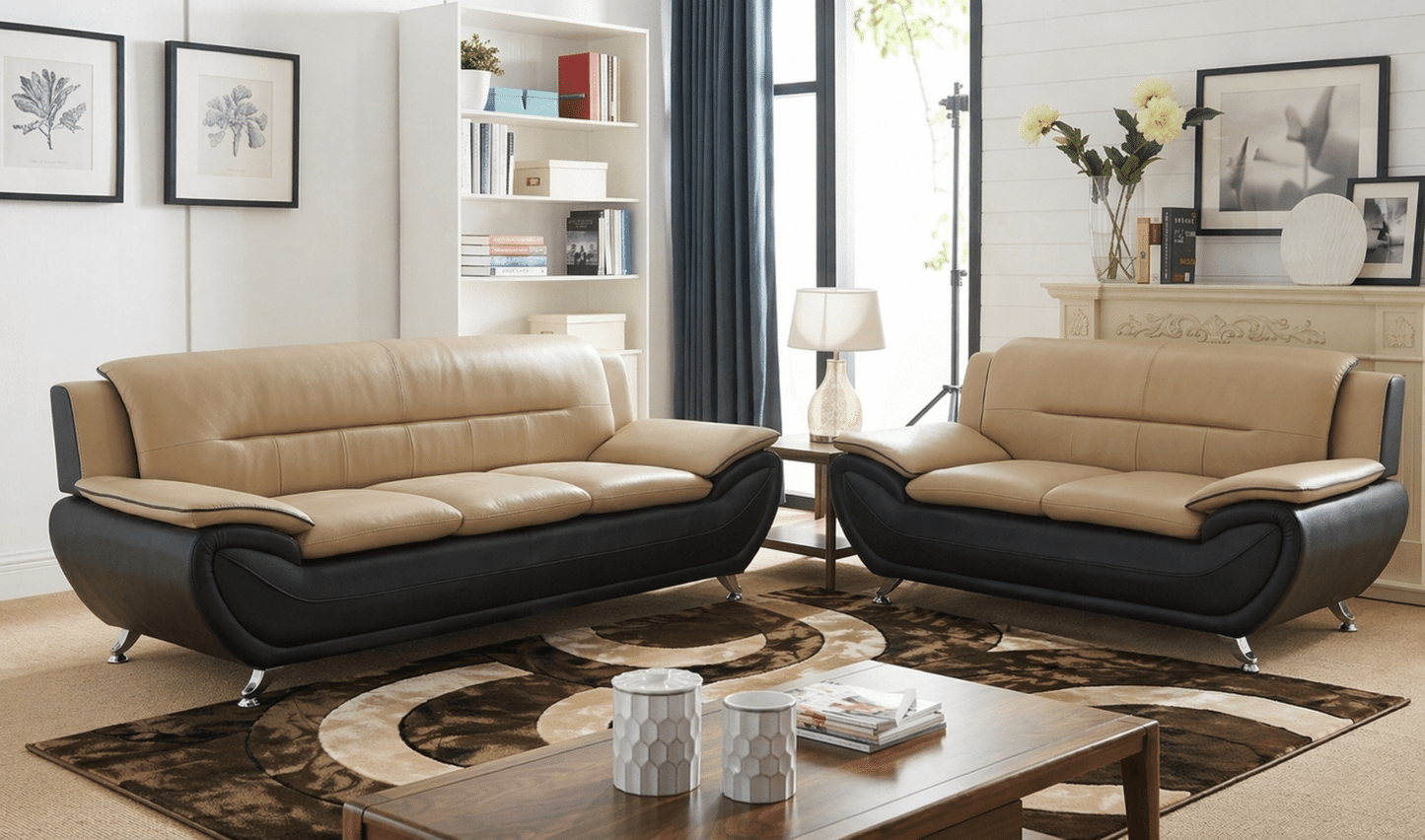 2pc Sofa and Loveseat