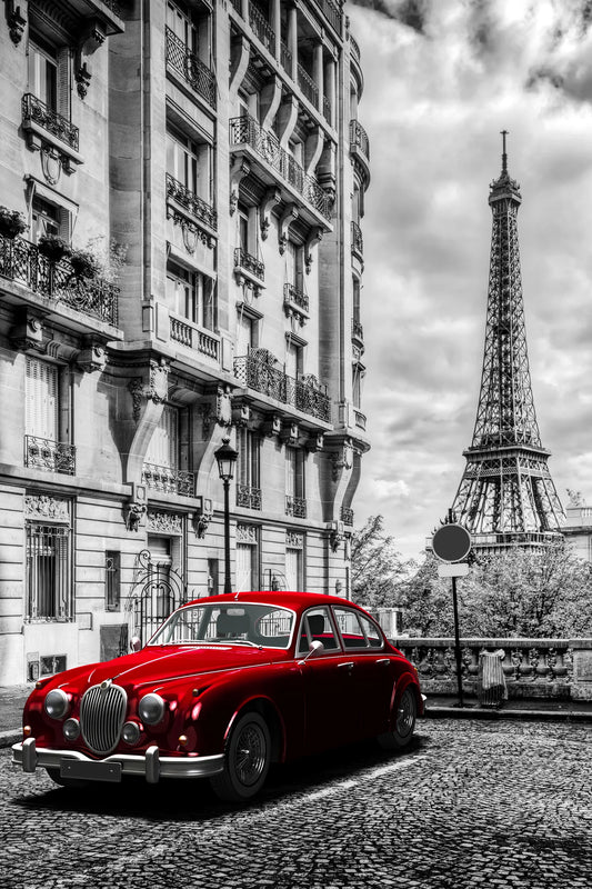 Paris City Glass Wall Art