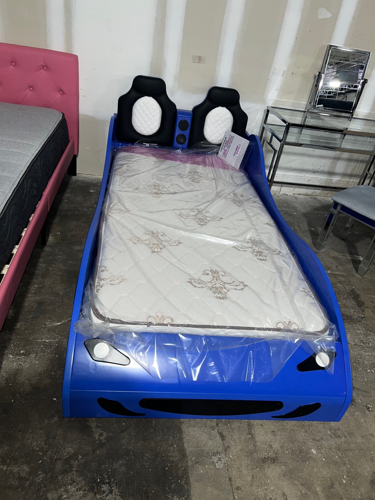 Cruiser Blue Twin Car Bed