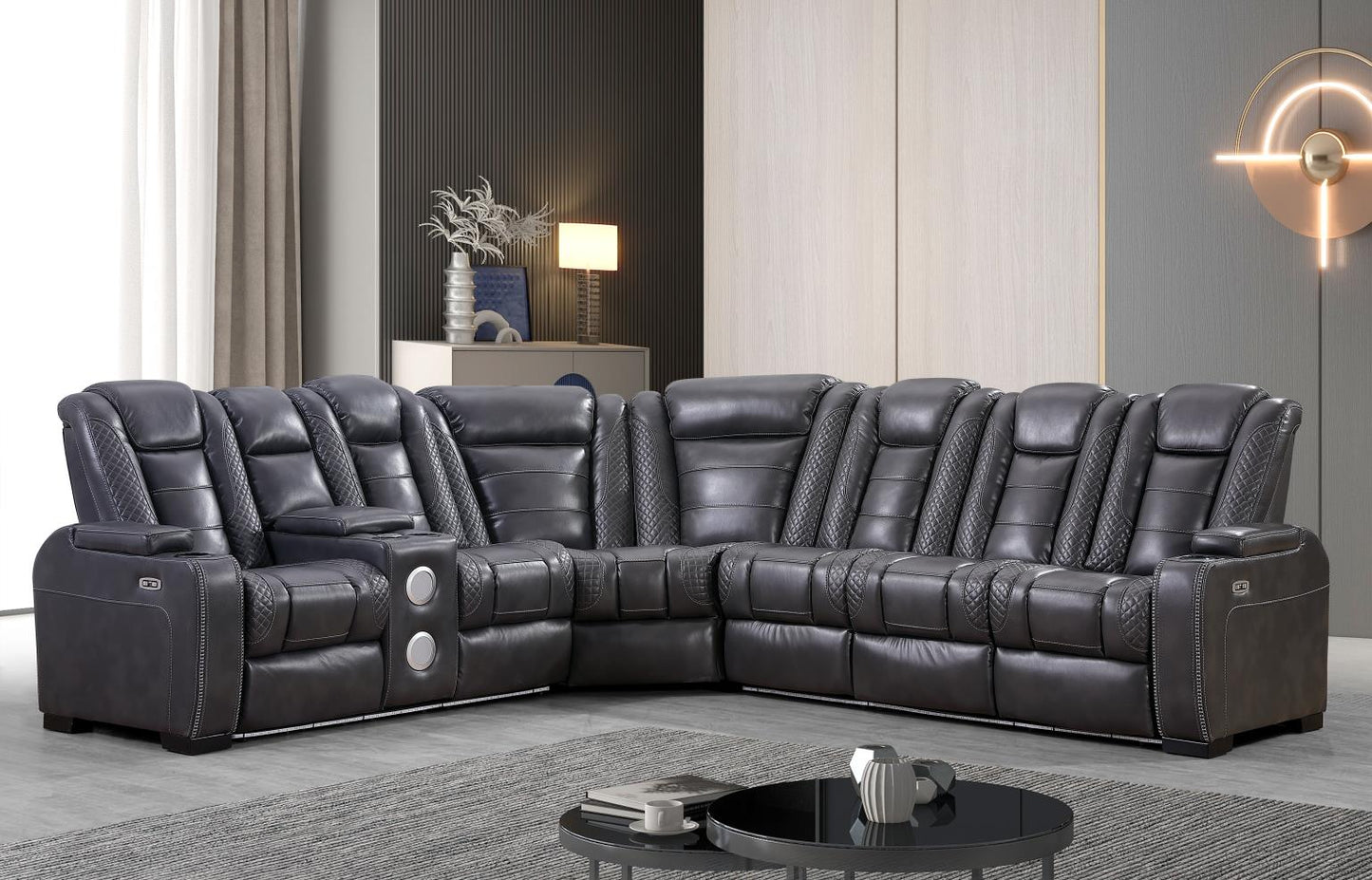 Zachary Power Reclining Sectional