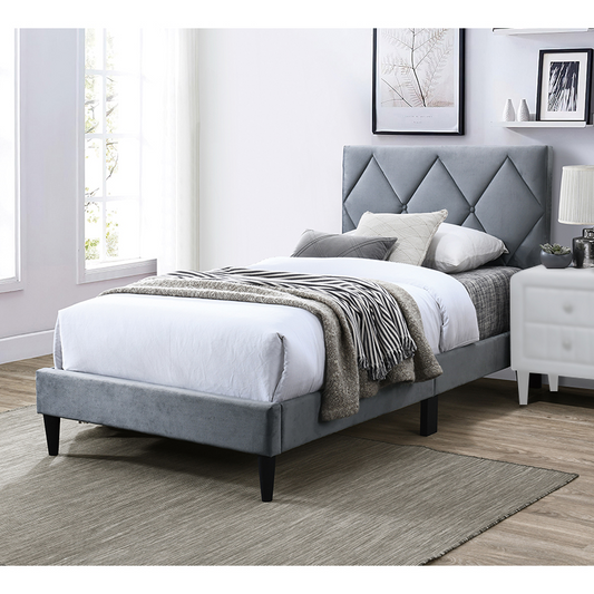 Twin Velvet Bed Frame