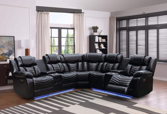 Power Reclining Sectional