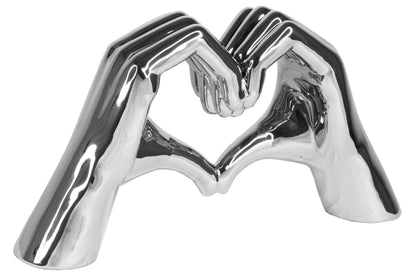 Heart Shaped Hands Sculpture