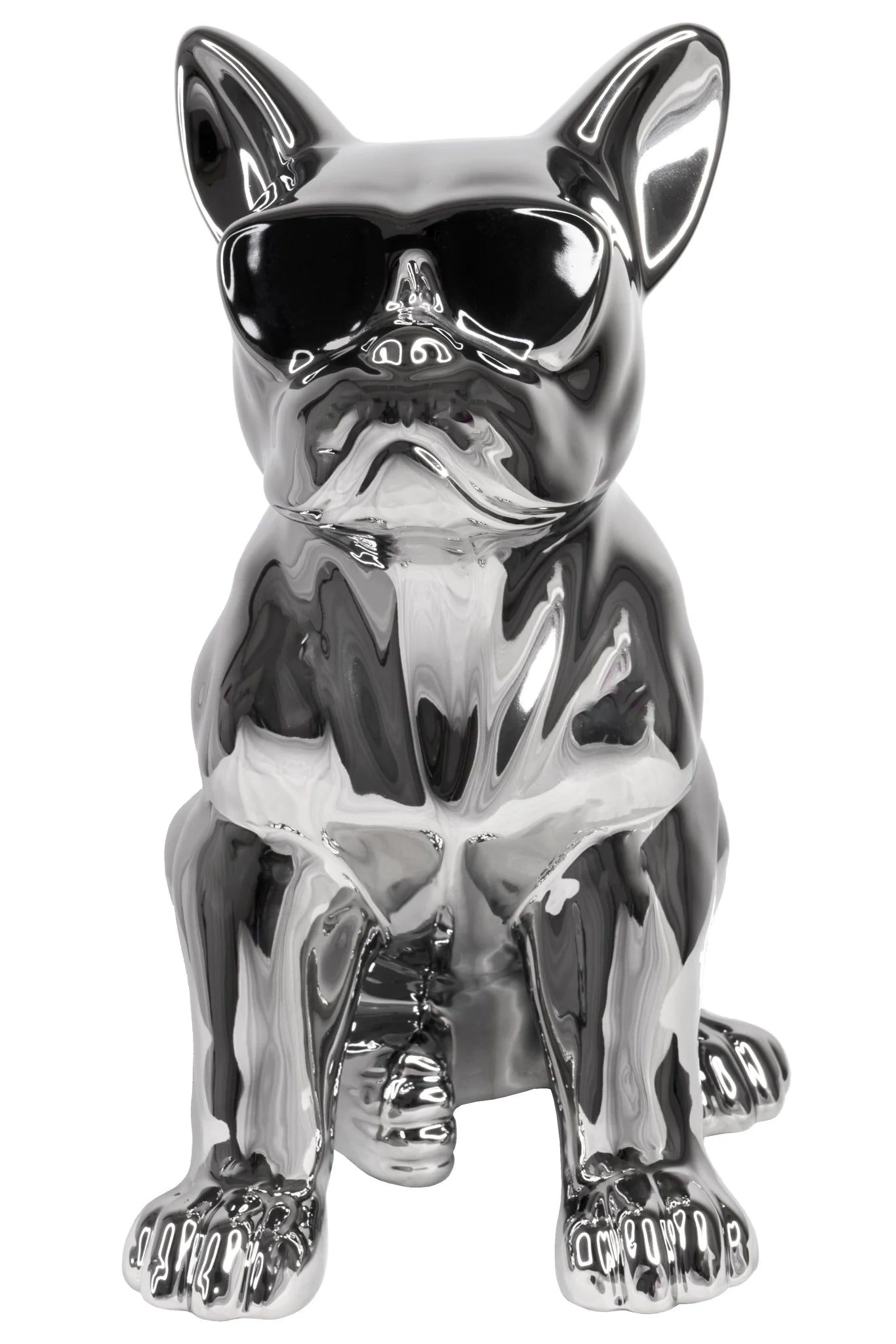 Sitting Bulldog w/ Sunglasses