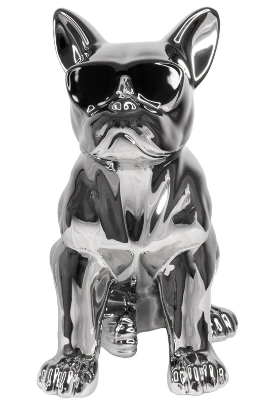 Sitting Bulldog w/ Sunglasses