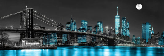 Brooklyn Bridge Glass Wall Art