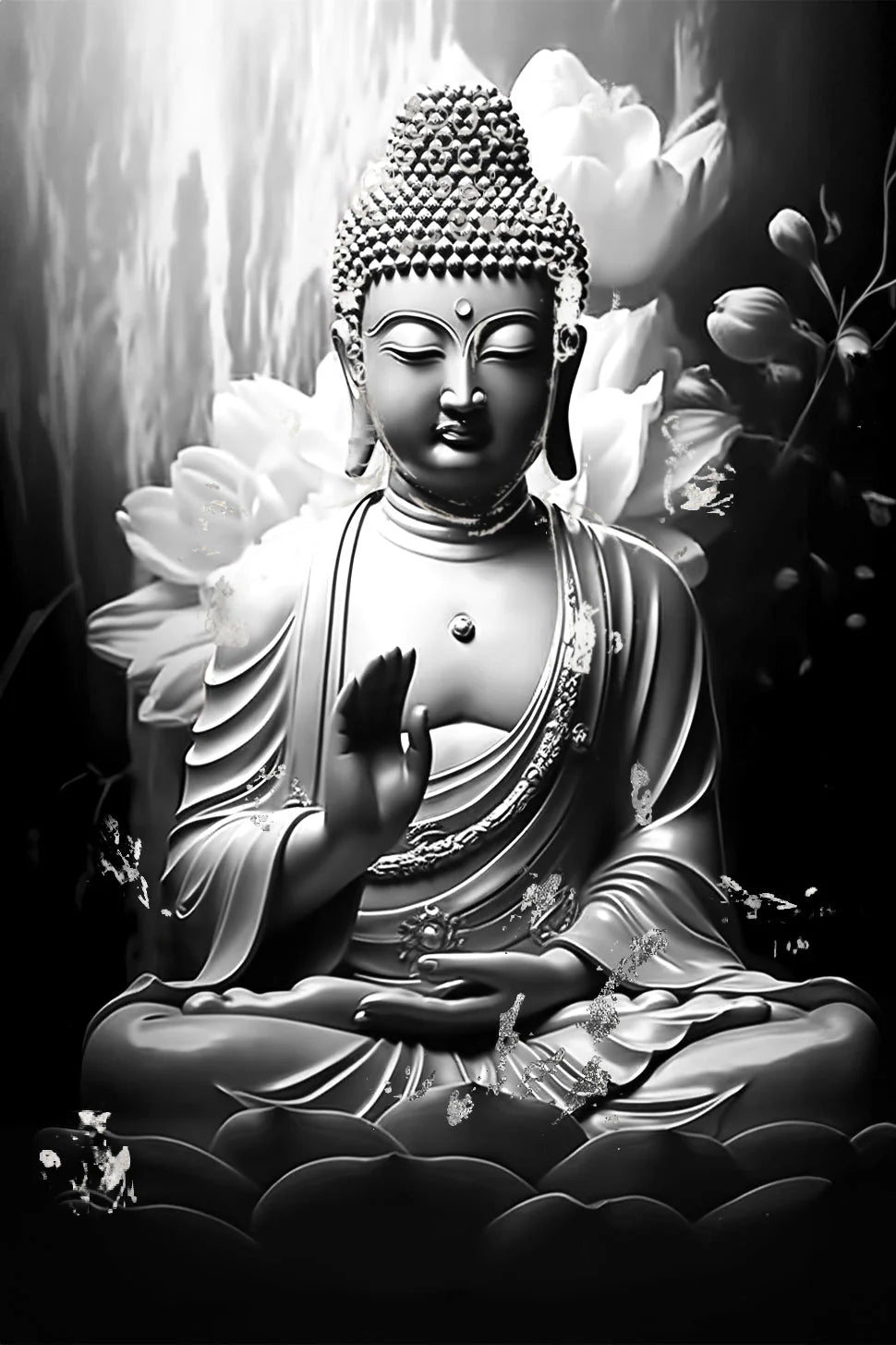 Buddha Glass Wall Art