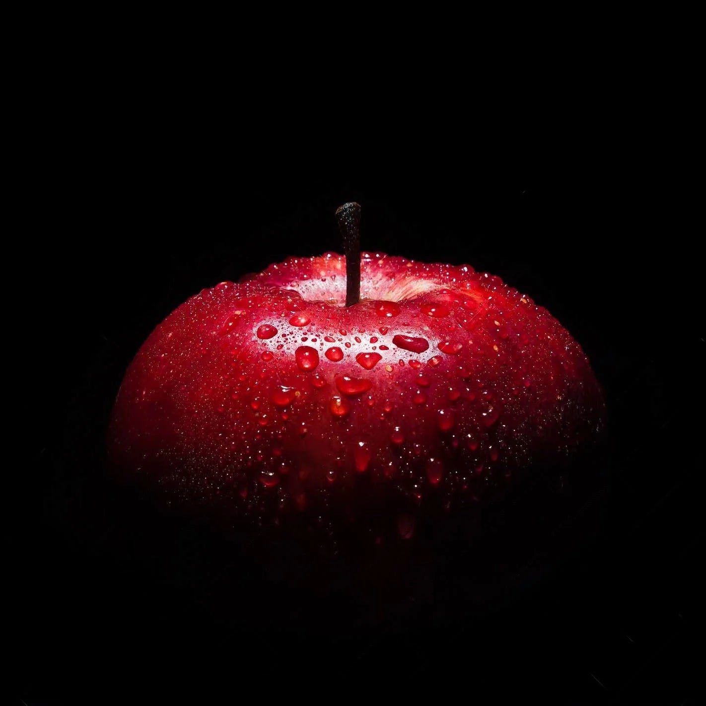 Kitchen Apple Glass Wall Art