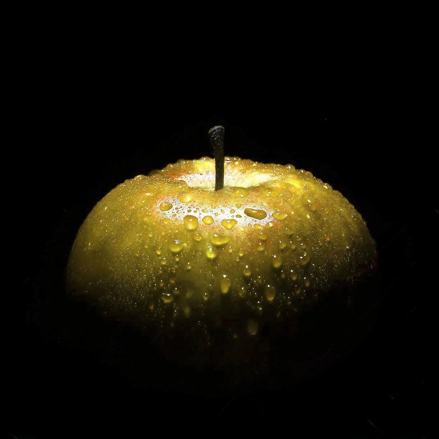 Kitchen Apple Glass Wall Art