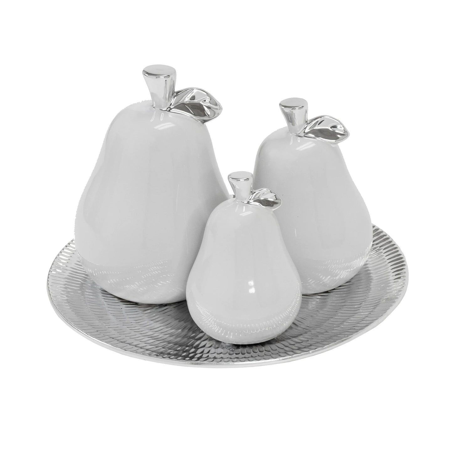 4pc Pear Set w/ Plate Kitchen Decor