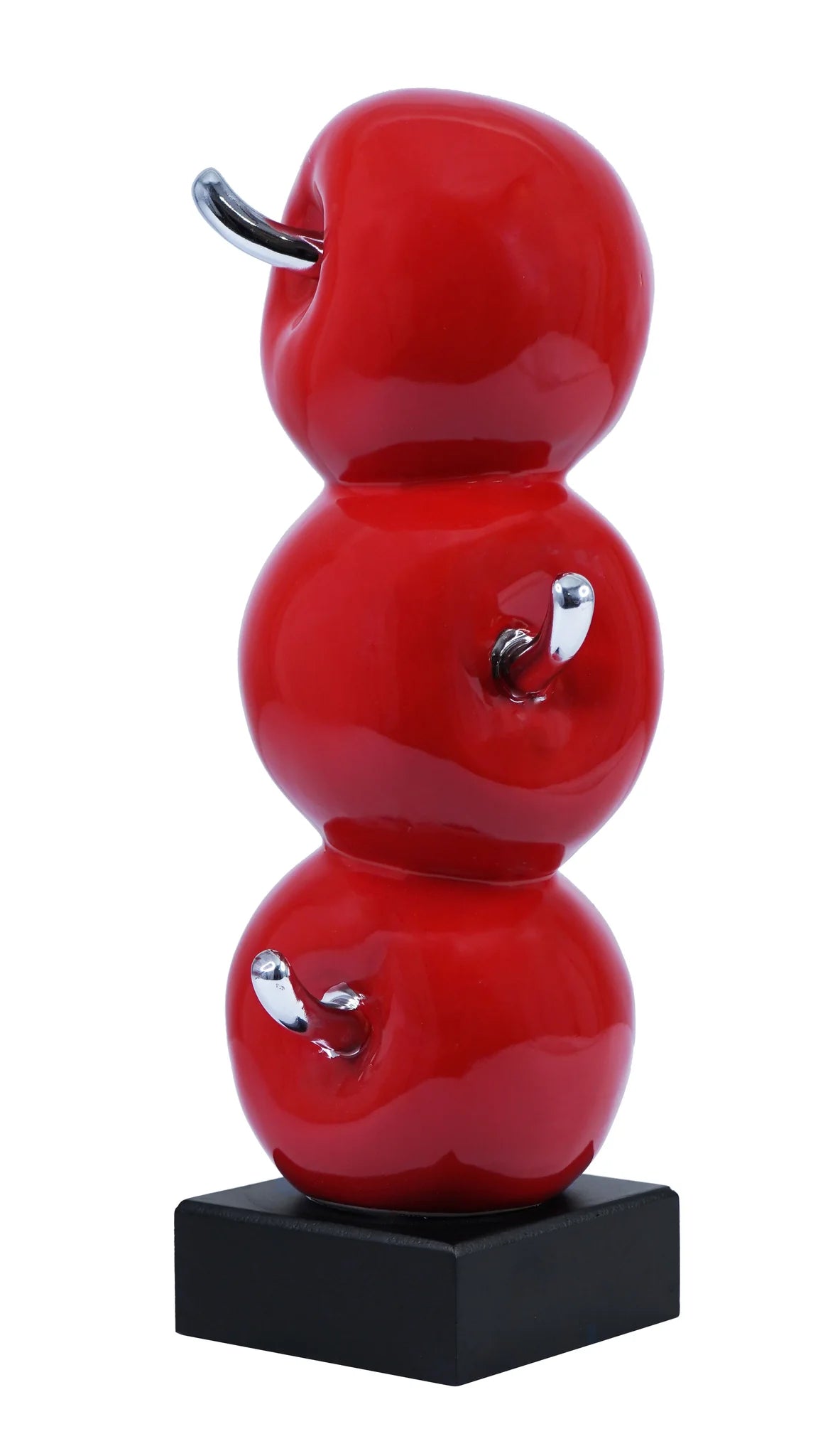 3 Stacked Apple's Tabletop Decor