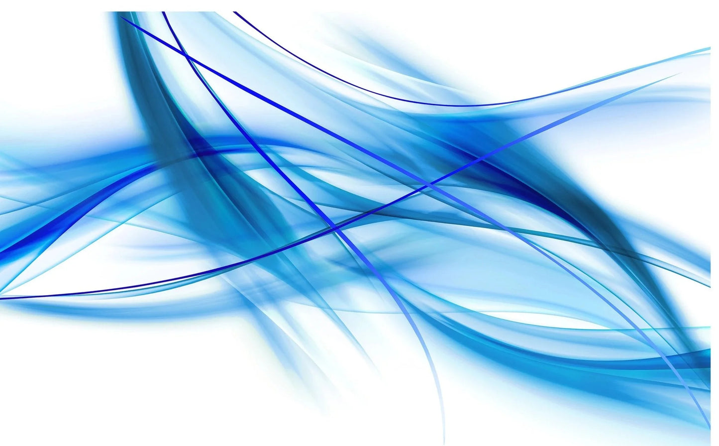 Abstract Blue Glass Wall Art