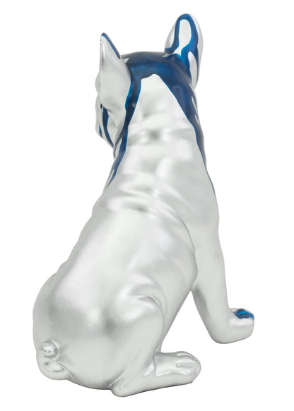 Painted French Bull Dog Sculpture