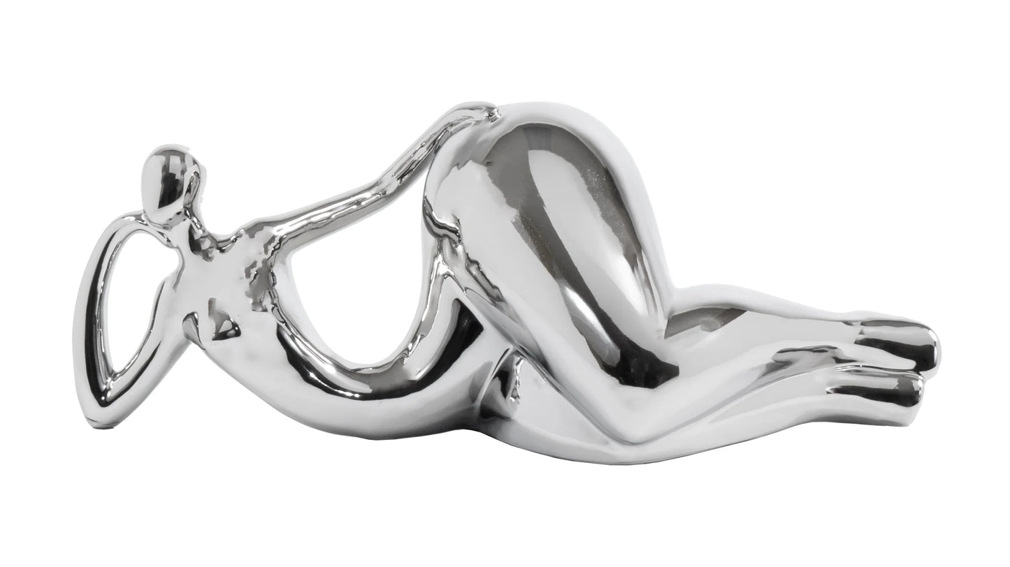Lying Woman Tabletop Sculpture