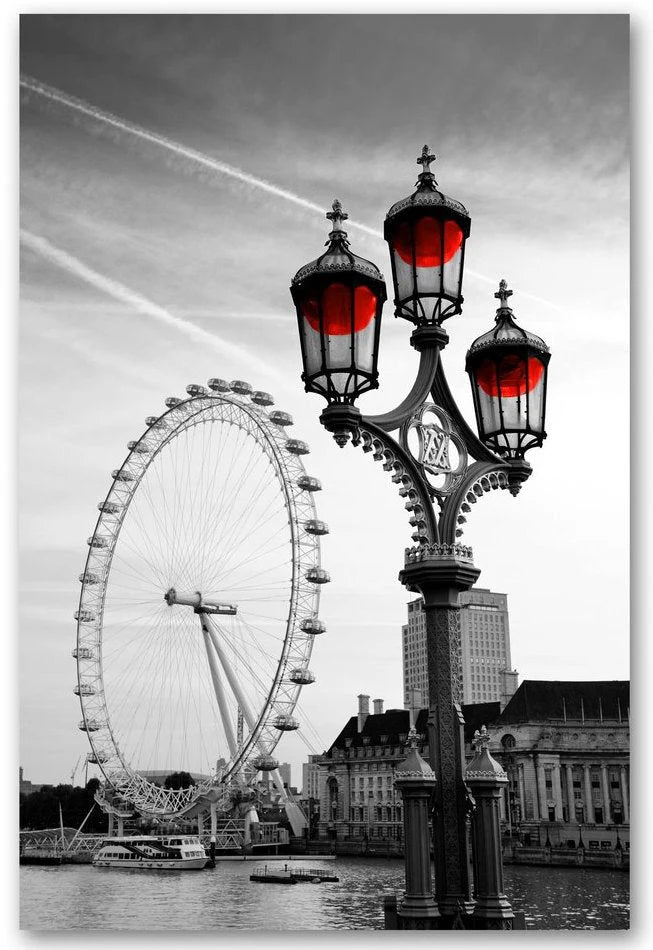 Paris Monuments Glass Wall Art
