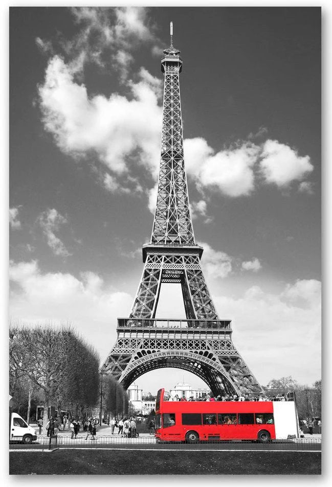 Paris Monuments Glass Wall Art
