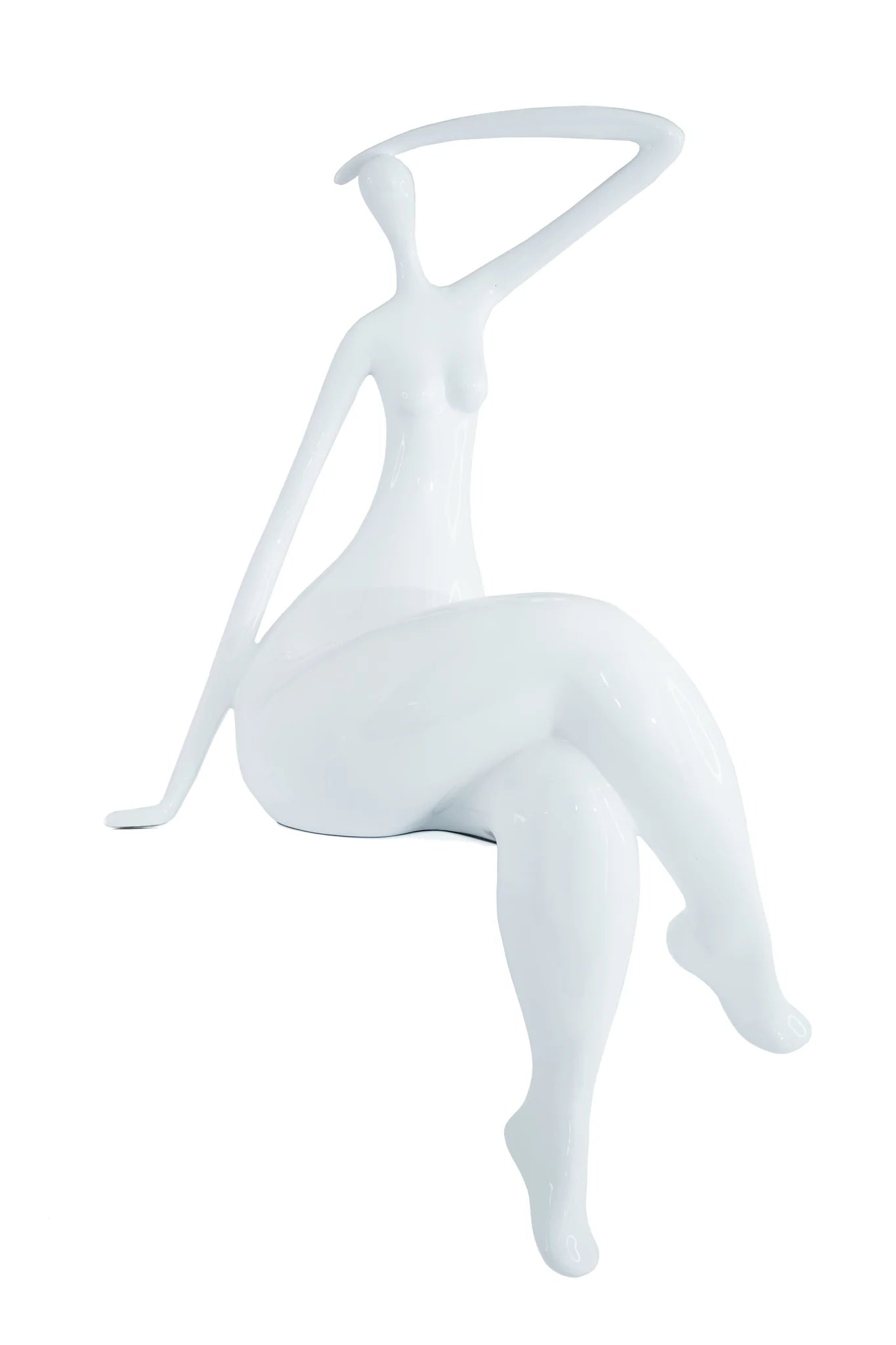 On Edge Woman Sculpture