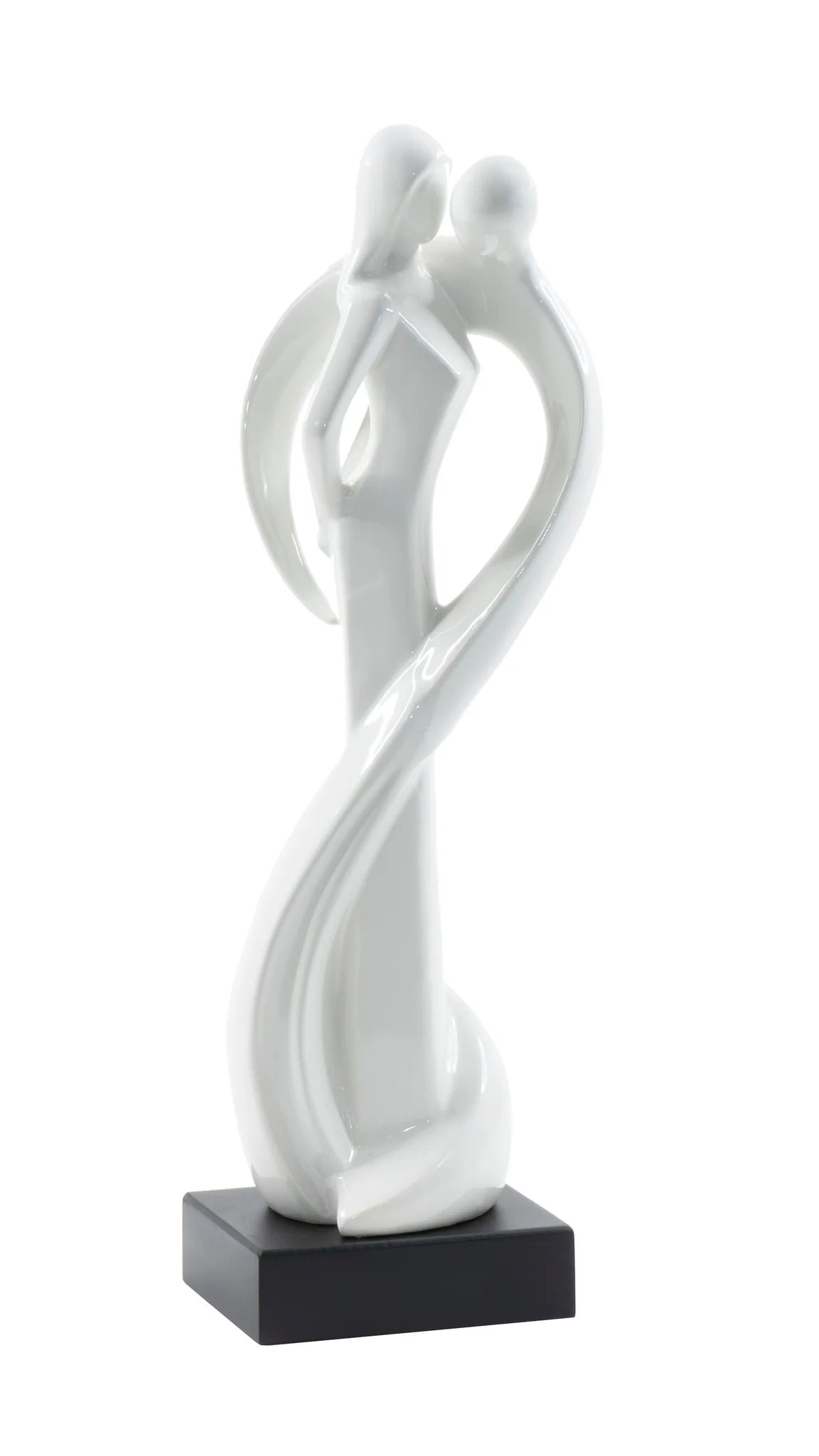 Standing Couple White Sculpture