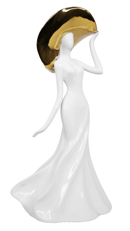Hat Lady Sculpture