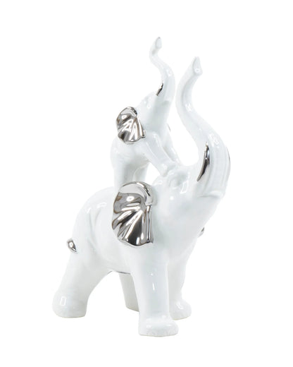 Elephant w/ Baby Sculpture