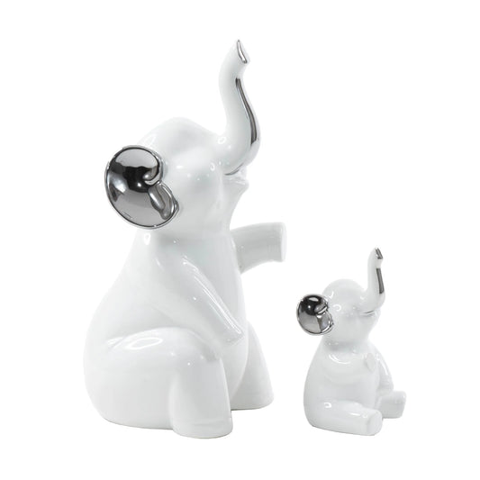 Elephant Family Sculpture