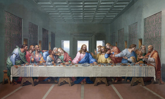 Last Supper Glass Wall Art